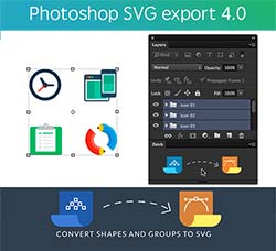 PS拓展面板－SVG导出：Zeick CC 2015 - Photoshop SVG Export